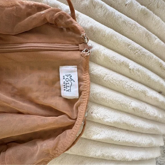 Women's Oh Polly Lasma Nude Embellished Halter Bodycon Dress - Picture 4 of 4